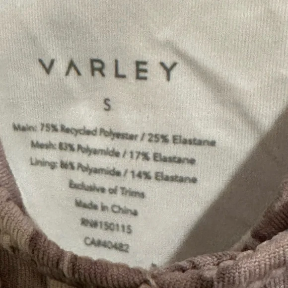 Varley Let’s Move Kellam Leopard Print Sports Bra Size Small - Picture 3 of 7